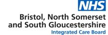 Bristol, North Somerset and South Gloucestershire Integrated Care Board Logo