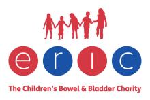 eric logo: The Children's Bowel & Bladder Charity